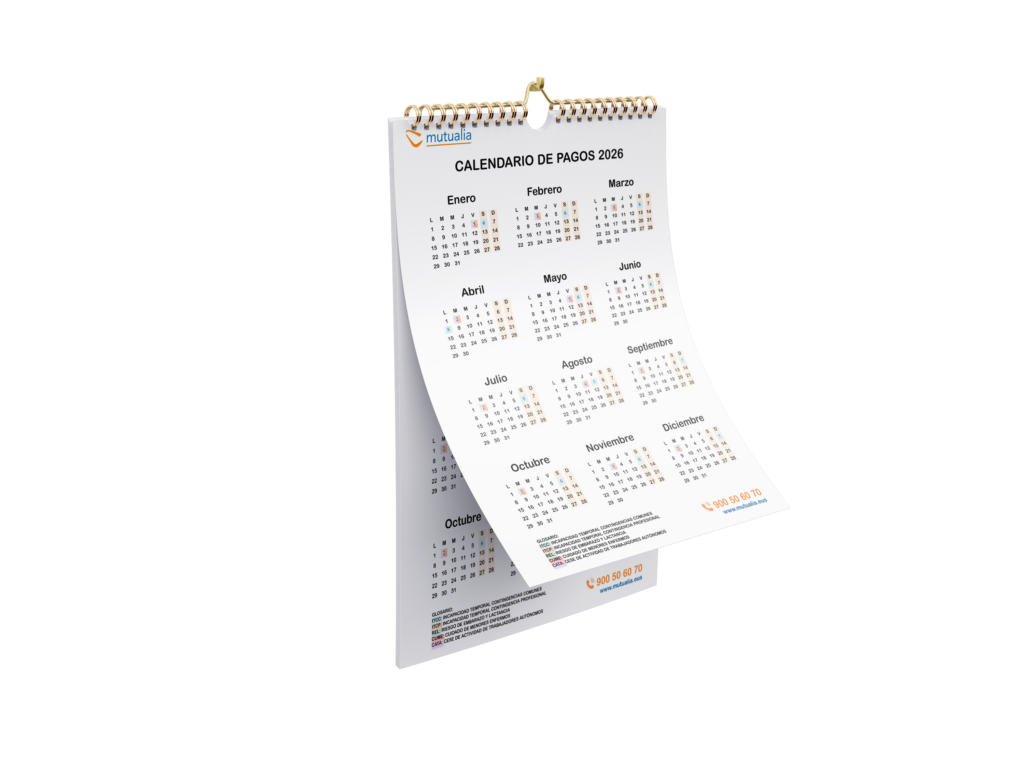 Calendario de pagos 2026