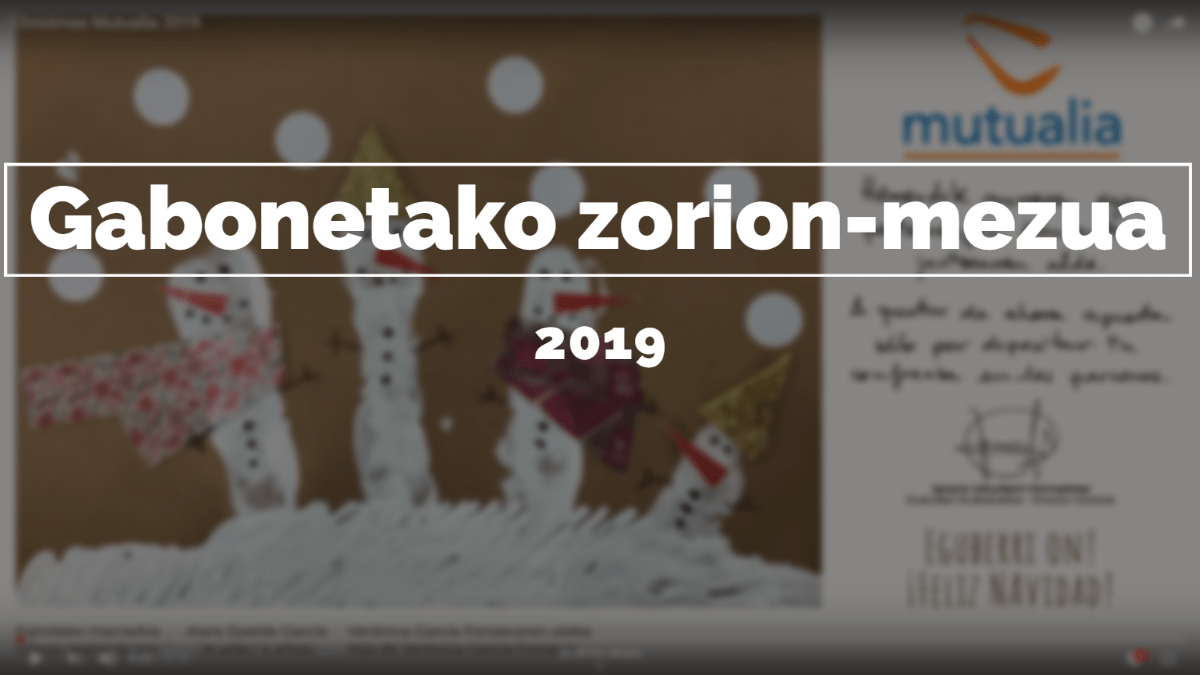 Gabonetako zorion-mezua