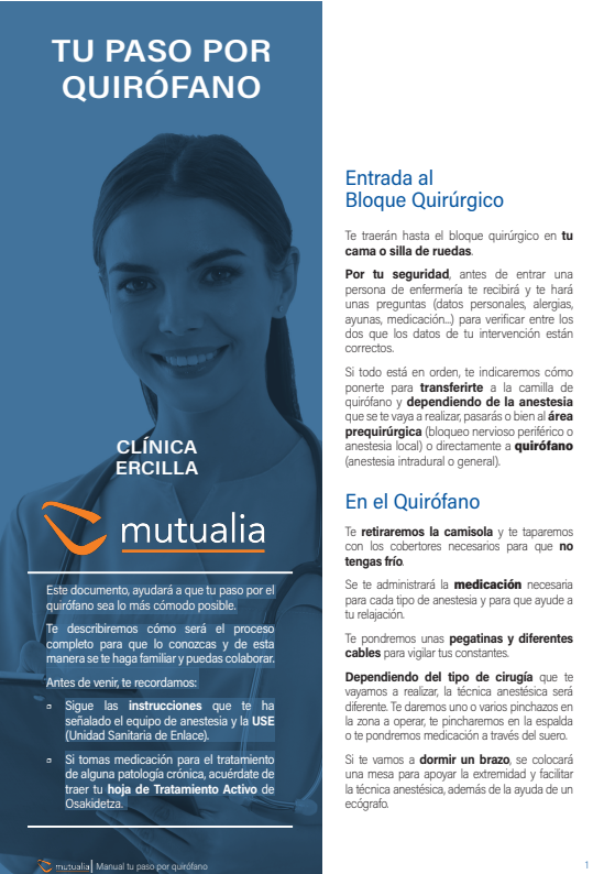 tu paso por quirofano ercilla